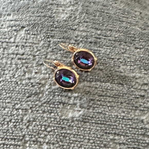 Swarovski Lever Back Earrings - Picture 2 of 6